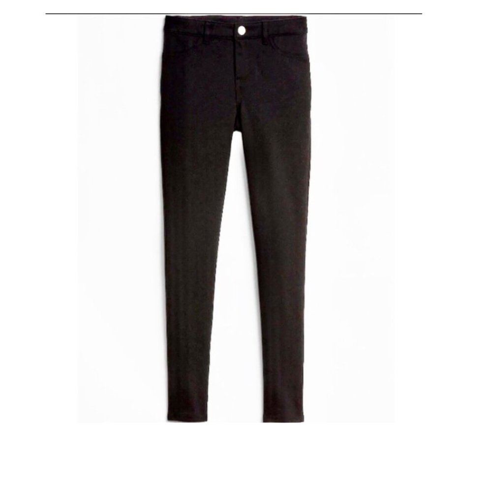 TUCKER + TATE girls black stretch knit skinny jean/leggings.